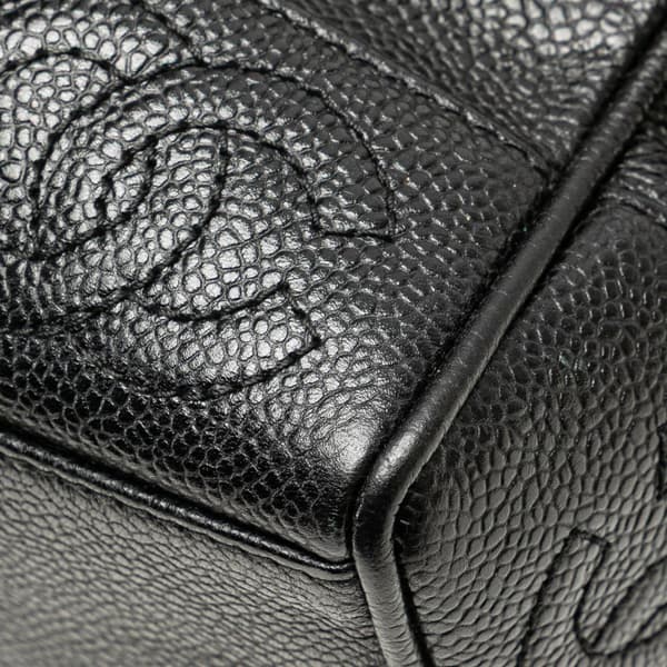 Pre-owned Chanel Triple CC Caviar Shoulder Bag Black