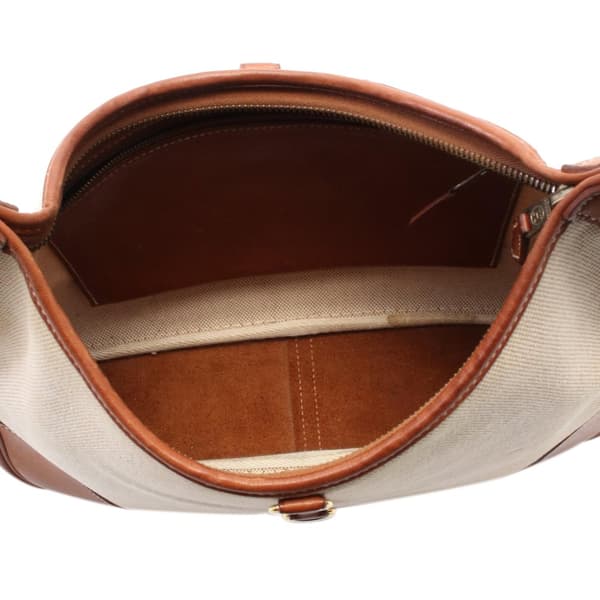 Pre-owned Hermès Toile Barenia Trim II 31 Brown
