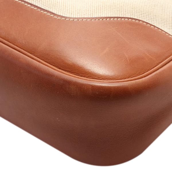 Pre-owned Hermès Toile Barenia Trim II 31 Brown