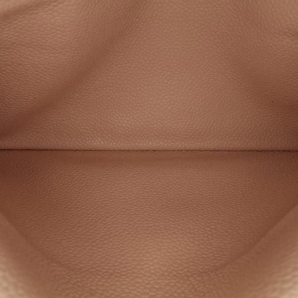 Pre-owned Chanel Medium Classic Caviar Double Flap Brown
