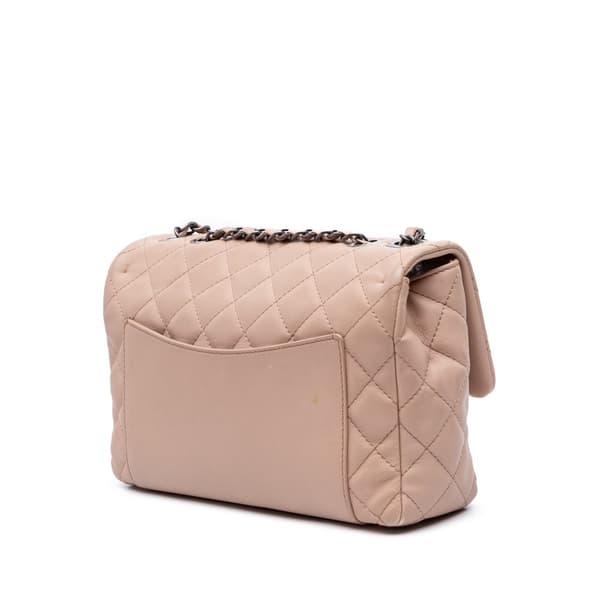 Pre-owned Chanel Medium CC Quilted Calfskin Single Flap Brown