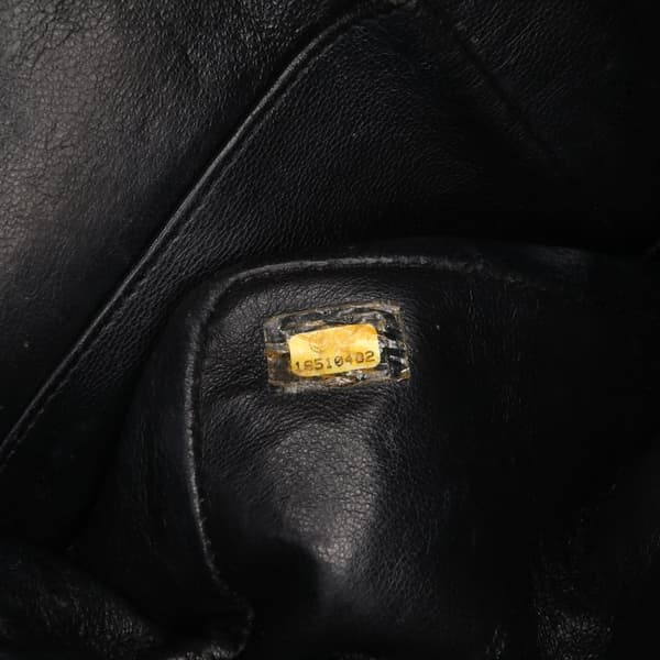 Pre-owned Chanel Medium Classic Patent Double Flap Black