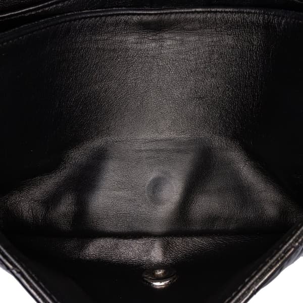 Pre-owned Chanel Medium Classic Patent Double Flap Black