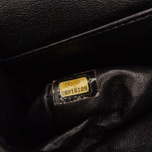 Pre-owned Chanel Medium Classic Patent Double Flap Black