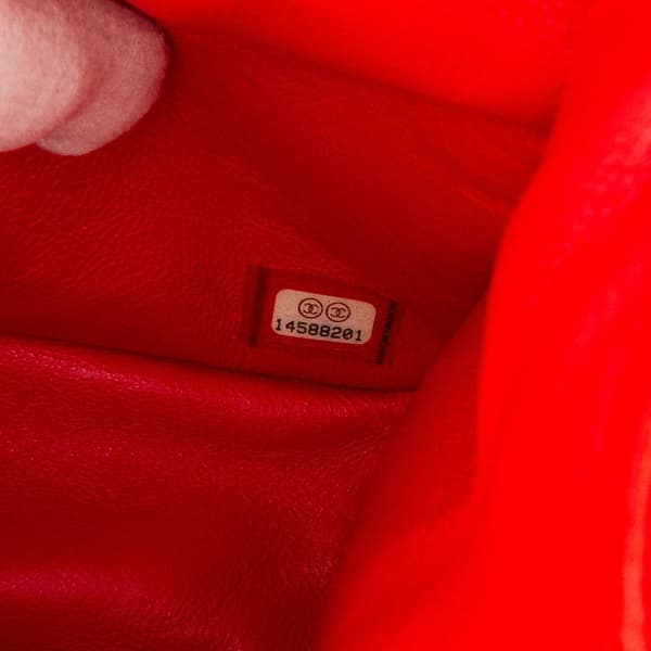 Pre-owned Chanel Reissue 2.55 Patent Double Flap 226 Red