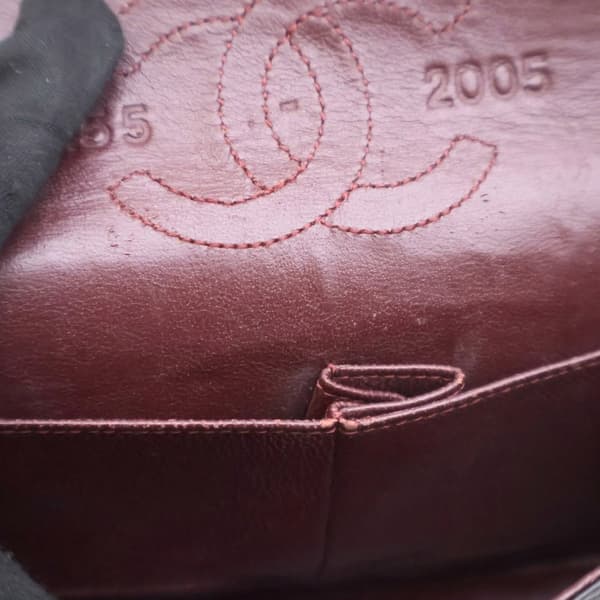 Pre-owned Chanel Reissue 2.55 Aged Calfskin Single Flap 224 Black