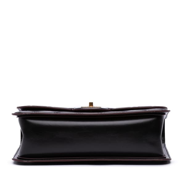 Pre-owned Chanel Embossed Calfskin Single Flap Black