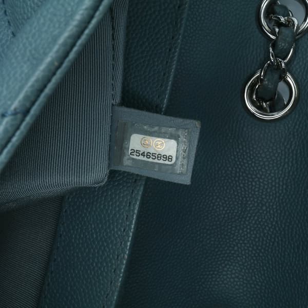 Pre-owned Chanel Medium Quilted Caviar Urban Companion Flap Blue