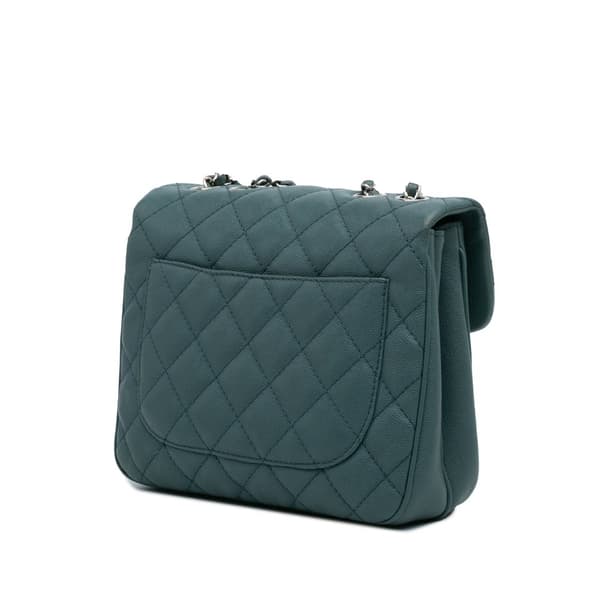 Pre-owned Chanel Medium Quilted Caviar Urban Companion Flap Blue