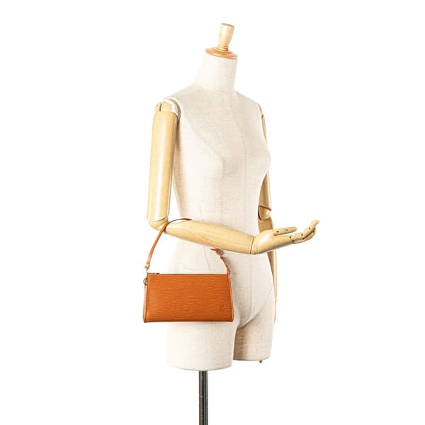 Pre-owned Louis Vuitton Epi Pochette Accessoires Brown