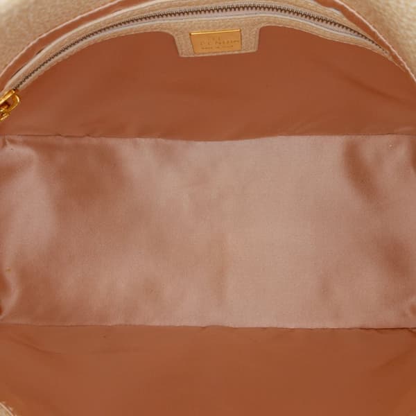 Pre-owned Fendi Large Calfskin Mamma Forever Shoulder Bag White