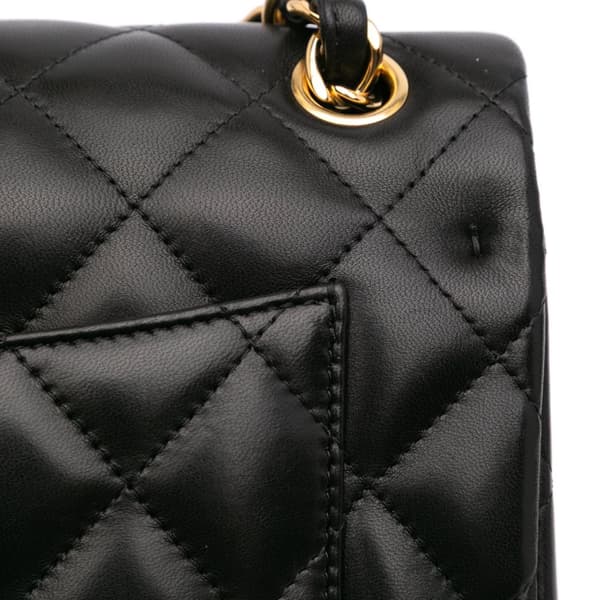 Pre-owned Chanel Jumbo Classic Lambskin Double Flap Black