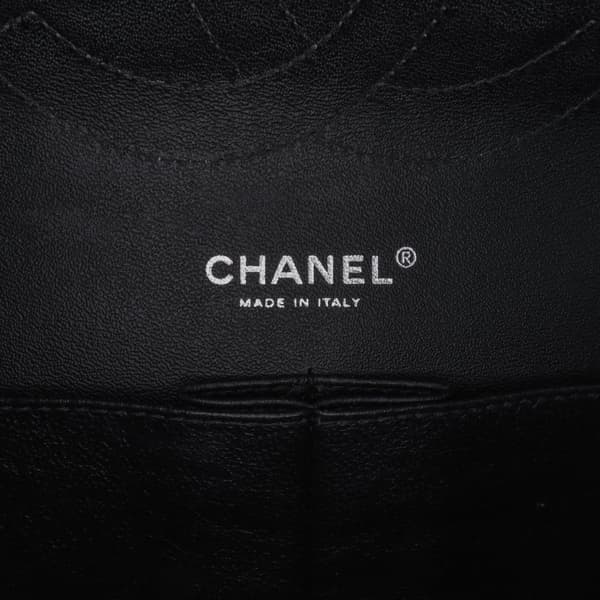 Pre-owned Chanel Jumbo Classic Patent Double Flap Black