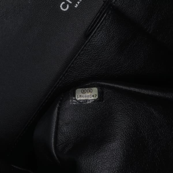 Pre-owned Chanel Jumbo Classic Patent Double Flap Black