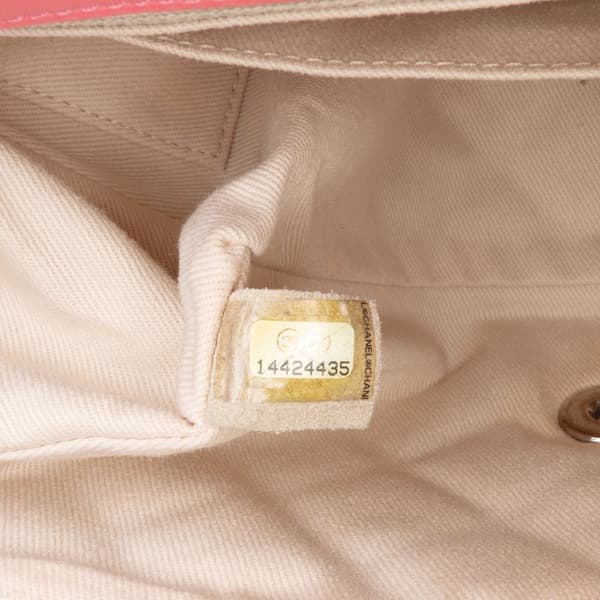 Pre-owned Chanel Quilted Tweed Espadrille Chain Flap Pink