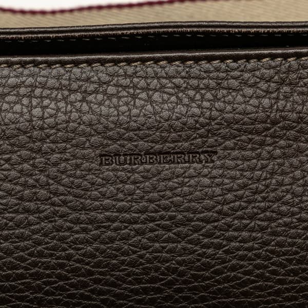 Pre-owned Burberry Leather Shoulder Bag Brown