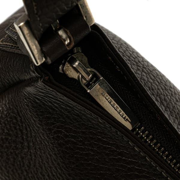 Pre-owned Burberry Leather Shoulder Bag Brown