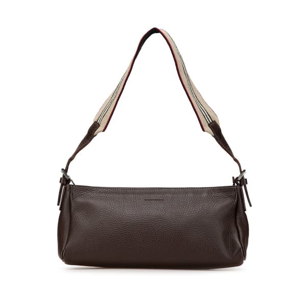 Pre-owned Burberry Leather Shoulder Bag Brown
