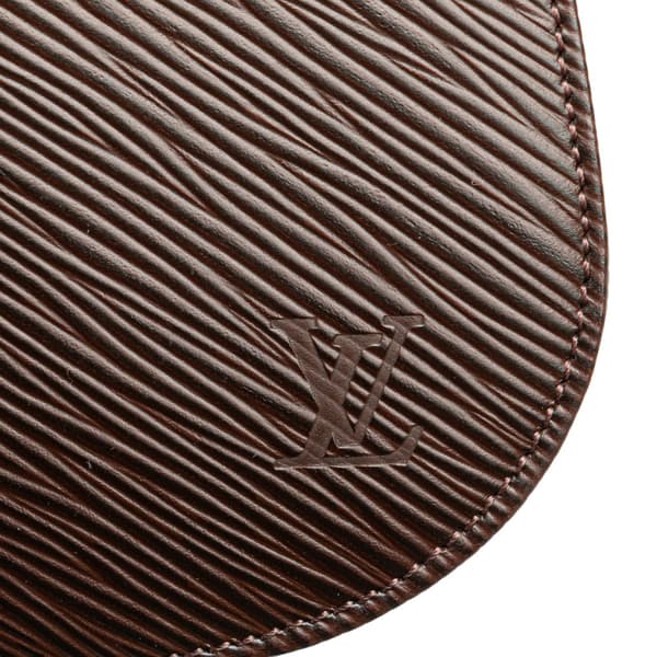 Pre-owned Louis Vuitton Epi Demi Lune Pochette Brown
