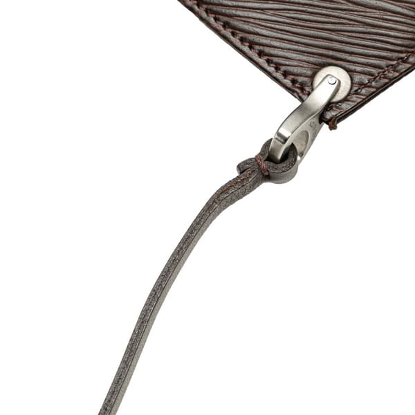 Pre-owned Louis Vuitton Epi Demi Lune Pochette Brown