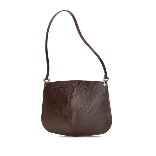 Pre-owned Louis Vuitton Epi Demi Lune Pochette Brown