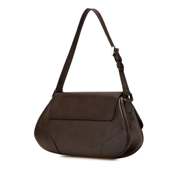 Pre-owned Burberry Leather Shoulder Bag Brown