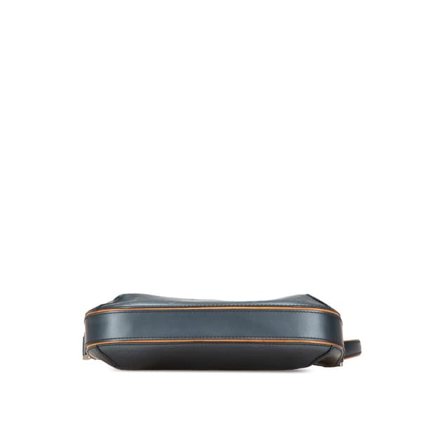 Pre-owned Louis Vuitton Monogram Mat Fowler Blue