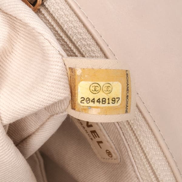 Pre-owned Chanel Small Aged Calfskin Bubble CC Flap Brown