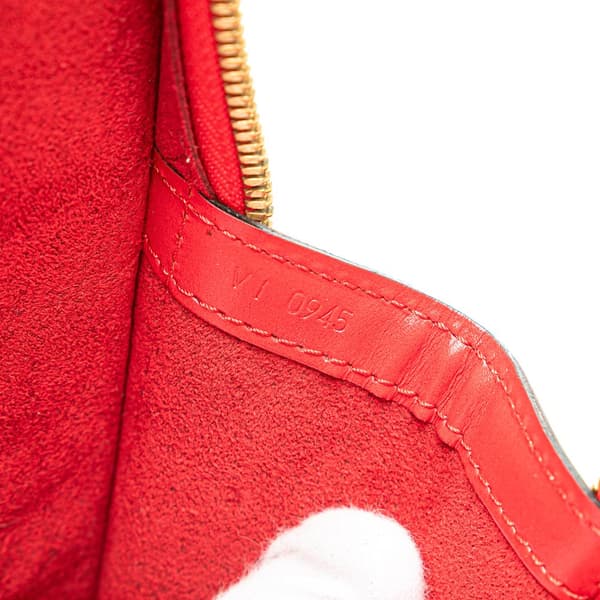 Pre-owned Louis Vuitton Epi Lussac Red