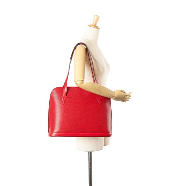Pre-owned Louis Vuitton Epi Lussac Red