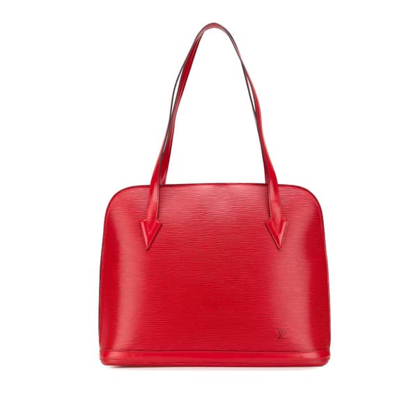Pre-owned Louis Vuitton Epi Lussac Red
