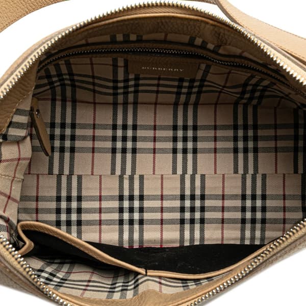 Pre-owned Burberry Leather Shoulder Bag Brown
