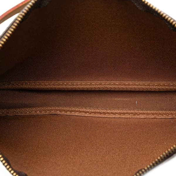 Pre-owned Louis Vuitton Monogram Pochette Accessoires Brown