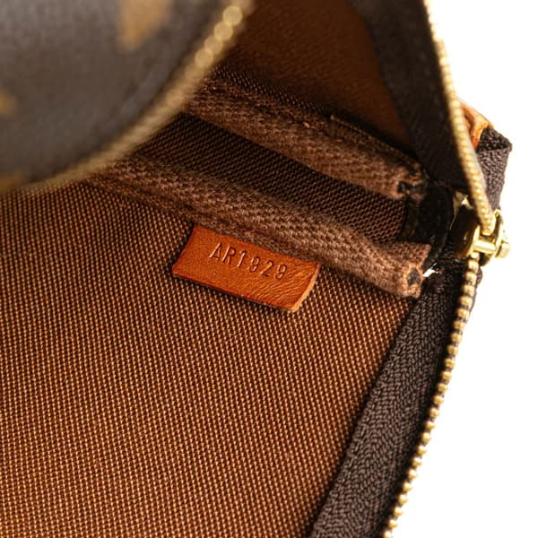 Pre-owned Louis Vuitton Monogram Pochette Accessoires Brown