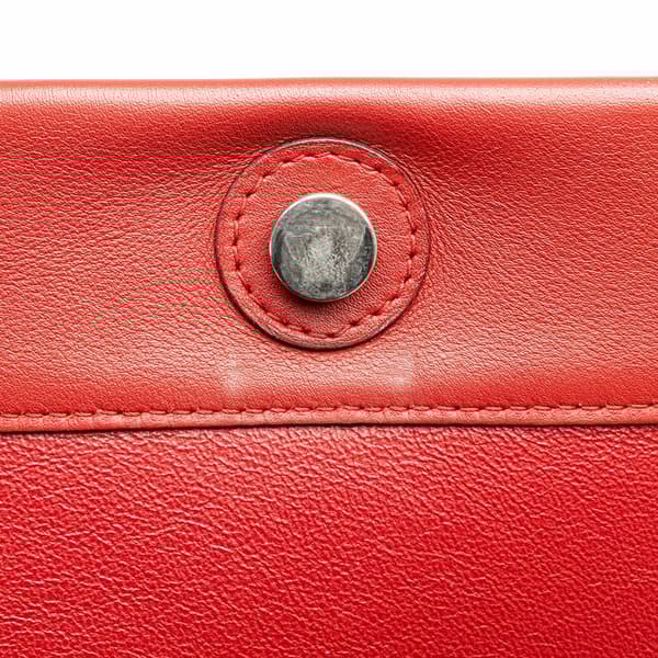 Pre-owned Celine Leather Frame Shoulder Bag Pink