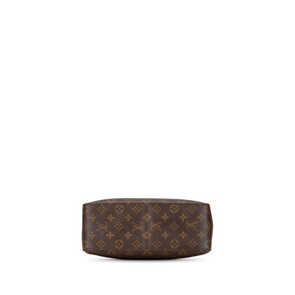 Pre-owned Louis Vuitton Monogram Looping GM Brown