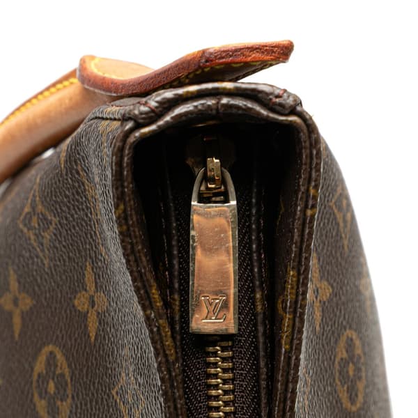 Pre-owned Louis Vuitton Monogram Looping GM Brown