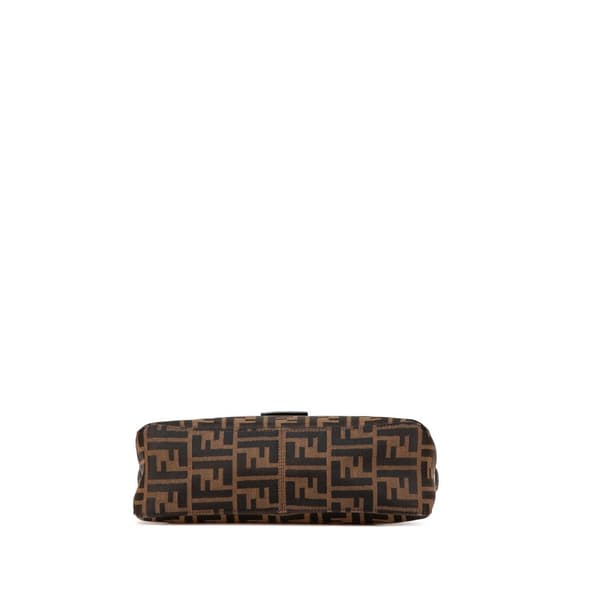 Pre-owned Fendi Zucca Canvas Shoulder Bag Brown