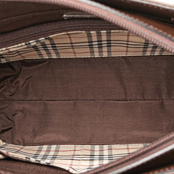 Pre-owned Burberry Leather Shoulder Bag Brown