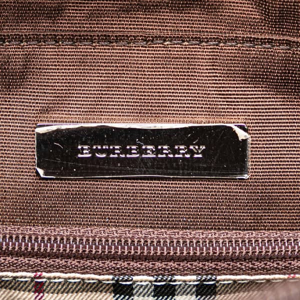 Pre-owned Burberry Leather Shoulder Bag Brown