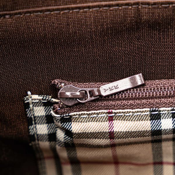 Pre-owned Burberry Leather Shoulder Bag Brown