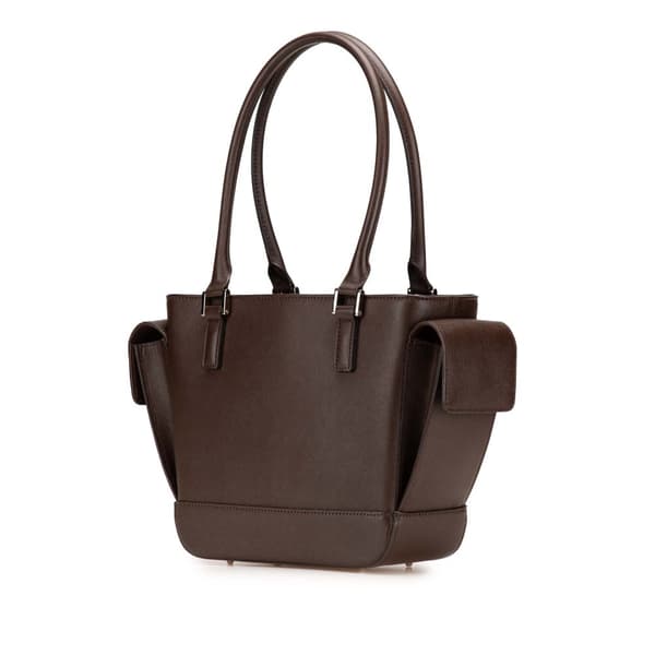 Pre-owned Burberry Leather Shoulder Bag Brown