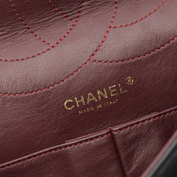 Pre-owned Chanel Reissue 2.55 Aged Calfskin Double Flap 226 Black