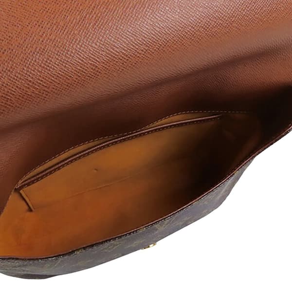 Pre-owned Louis Vuitton Monogram Musette Tango Short Strap Brown