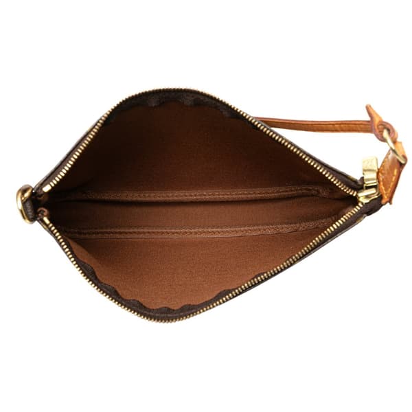 Pre-owned Louis Vuitton Monogram Pochette Accessoires Brown
