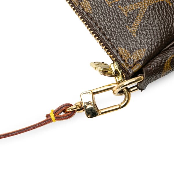Pre-owned Louis Vuitton Monogram Pochette Accessoires Brown