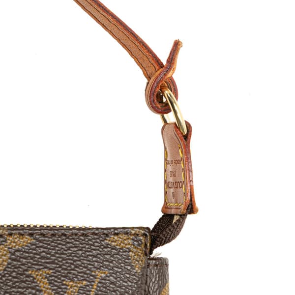 Pre-owned Louis Vuitton Monogram Pochette Accessoires Brown