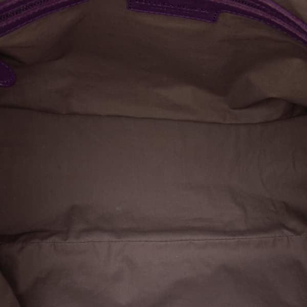 Pre-owned Bottega Veneta Nappa Intrecciato Shoulder Bag Purple