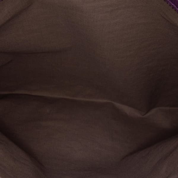 Pre-owned Bottega Veneta Nappa Intrecciato Shoulder Bag Purple