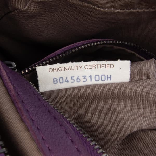 Pre-owned Bottega Veneta Nappa Intrecciato Shoulder Bag Purple